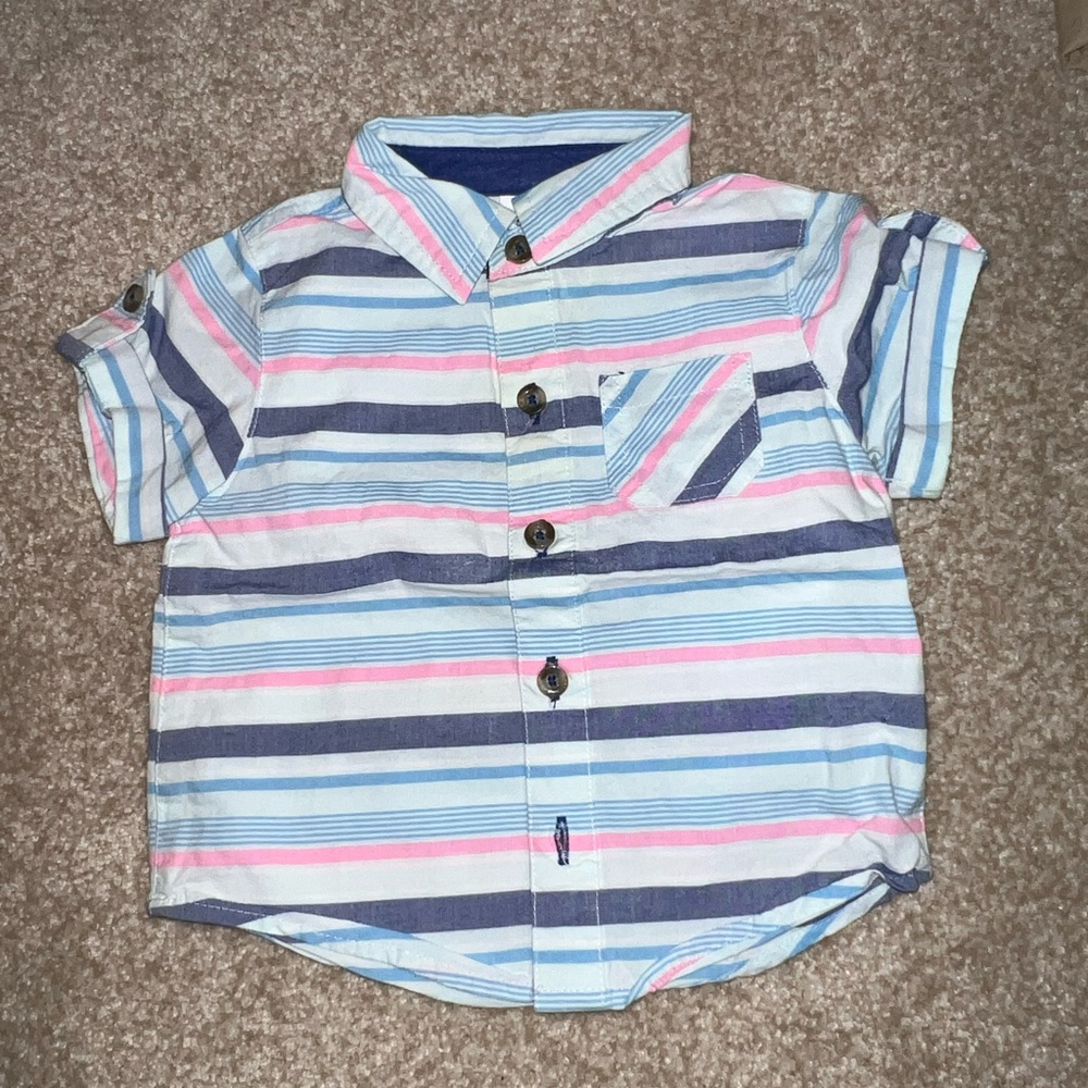 6-9m button up